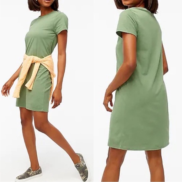 J.CREW Short Sleeve Tee Shirt Dress - Picture 2 of 7